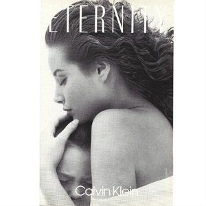 Eternity Calvin Klein Perfume AD 1990s  Vintage Print Ad
